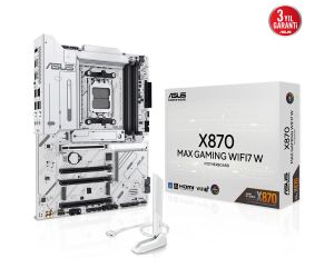 Asus X870 MAX GAMING WIFI7 W AM5 DDR5 SES GLAN HDMI/USB SATA3 USB3.2 ATX ANAKART