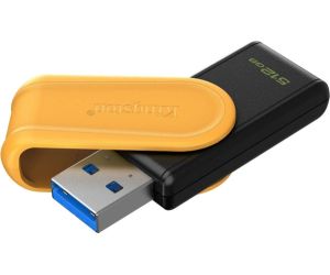 Kingston 512GB USB3.2 DTXS/512GB Exodia S Siyah-Sarı USB Bellek