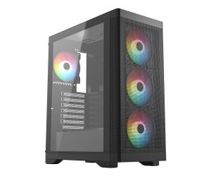 Frisby 600W 80+ BRONZE USB3.0 4x12cm RGB FAN SIYAH ATX TEMPERLİ BİLGİSAYAR KASASI FC-9480G