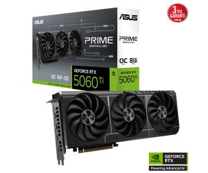 Asus RTX5060-TI 8GB GDDR7 128BIT 3xDP/HDMI PRIME-RTX5060TI-O8G EKRAN KARTI