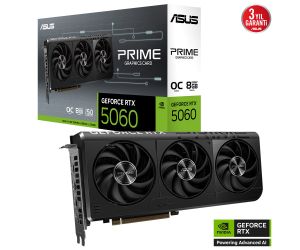 Asus RTX5060 8GB GDDR7 128BIT 3xDP/HDMI PRIME-RTX5060-O8G EKRAN KARTI