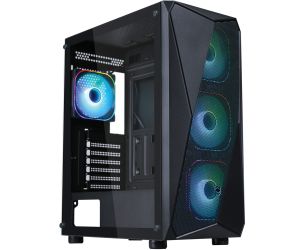 Frisby 600W 80+ BRONZE USB3.0 4x12cm ARGB FAN SİYAH ATX KASA FX-100