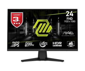 MSI MAG 244F 23.8″ 1920x1080 (FHD) RAPID IPS FLAT 200Hz 0.5Ms FreeSync Premium Gaming Monitör