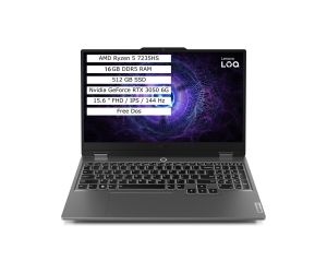 Lenovo LOQ 15ARP9 83JC000PTR R5-7235HS 16GB 512GB SSD 6GB RTX3050 15.6 FDOS UPG NOTEBOOK