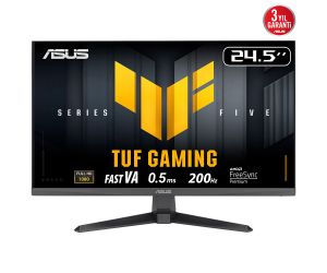 Asus 24.5 1920x1080 0.5MS 200HZ FAST IPS FULL HD FREESYNC GAMİNG MONİTÖR VG257Q5A