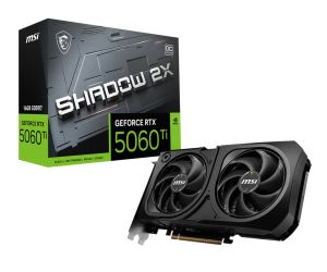 MSI VGA GEFORCE RTX 5060 TI 16G SHADOW 2X OC PLUS RTX5060TI 16GB GDDR7 SHADOW EKRAN KARTI