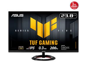 Asus 23.8 TUF GAMING 1920x1080 0.3MS 200Hz DP/HDMI +VESA +SPEAKER MONİTÖR VG249Q5R