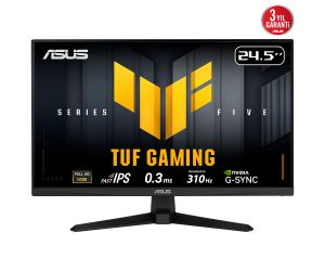 Asus 24.5 TUF GAMING 1920x1080 0.3MS 310Hz DP/HDMI +VESA +SPEAKER MONİTÖR VG259QMR5A