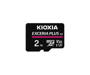 Kioxia 2TB EXCERIA PLUS G2 MICRO SDXC 4K 100MB/s LMPL2M002TG2