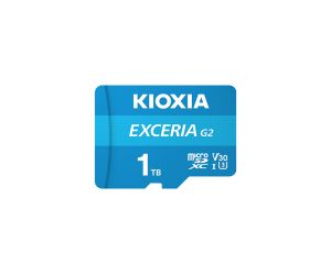 Kioxia 1TB EXCERIA G2 MICRO SDXC U3 V30 4K 100 MB/s LMEX2L001TG2